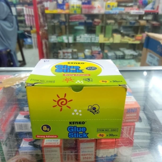 

Lem Glue Stick Kenko 8 gram isi 30 pcs