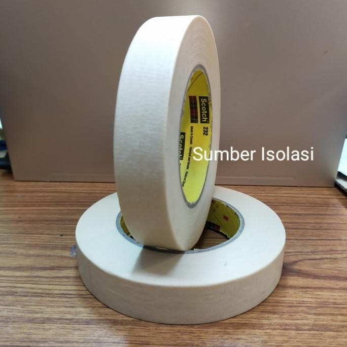 

Isolasi Kertas 3M Masking Tape 232 Lakban Kertas Lem Kertas 2,5cm x55M