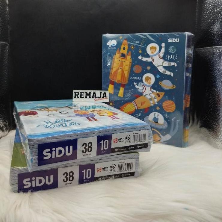 

uk-68 Buku Tulis SIDU 32 & Sidu 38 ( Khusus isi 38 Free Stiker nama 10 pcs ) Berkualitas