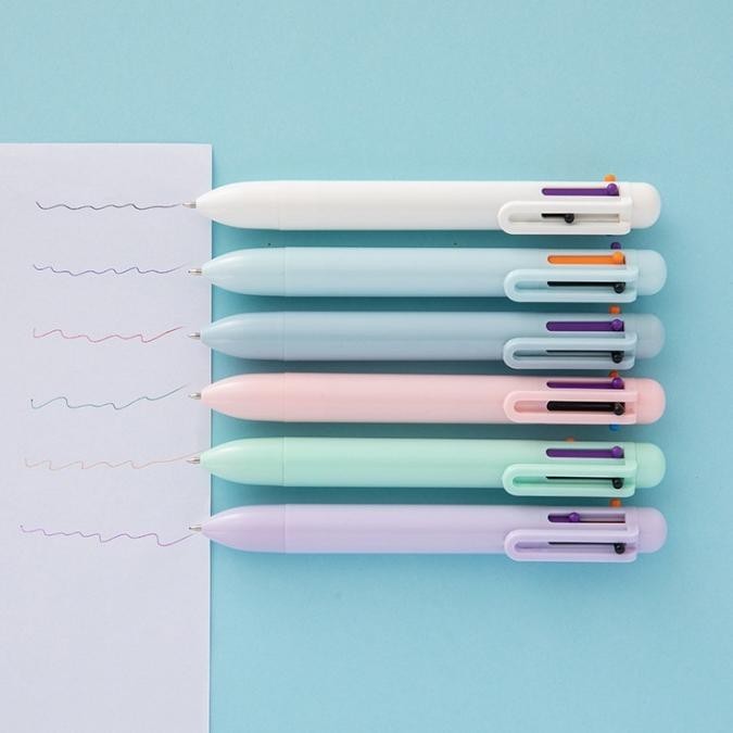 

NLD-1419 Bolpoin 6 warna/pena tekan mekanis 6 warna Murah