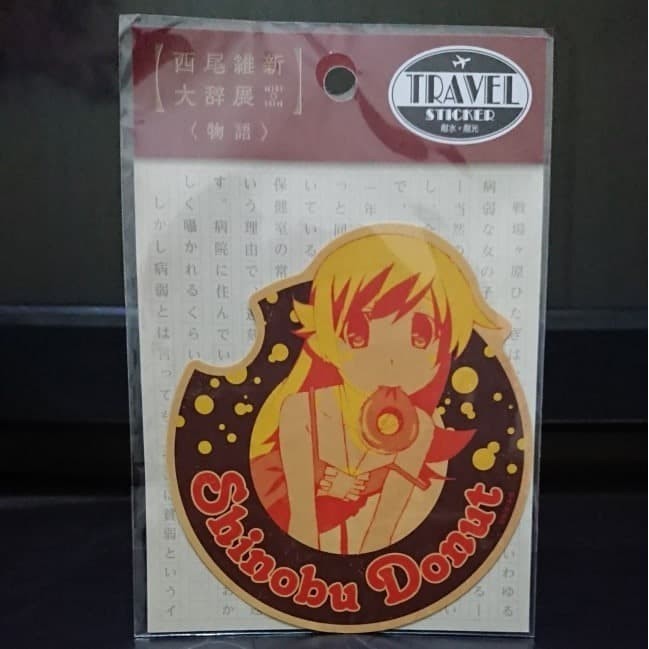 Travel Sticker Monogatari Series Oshino Shinobu