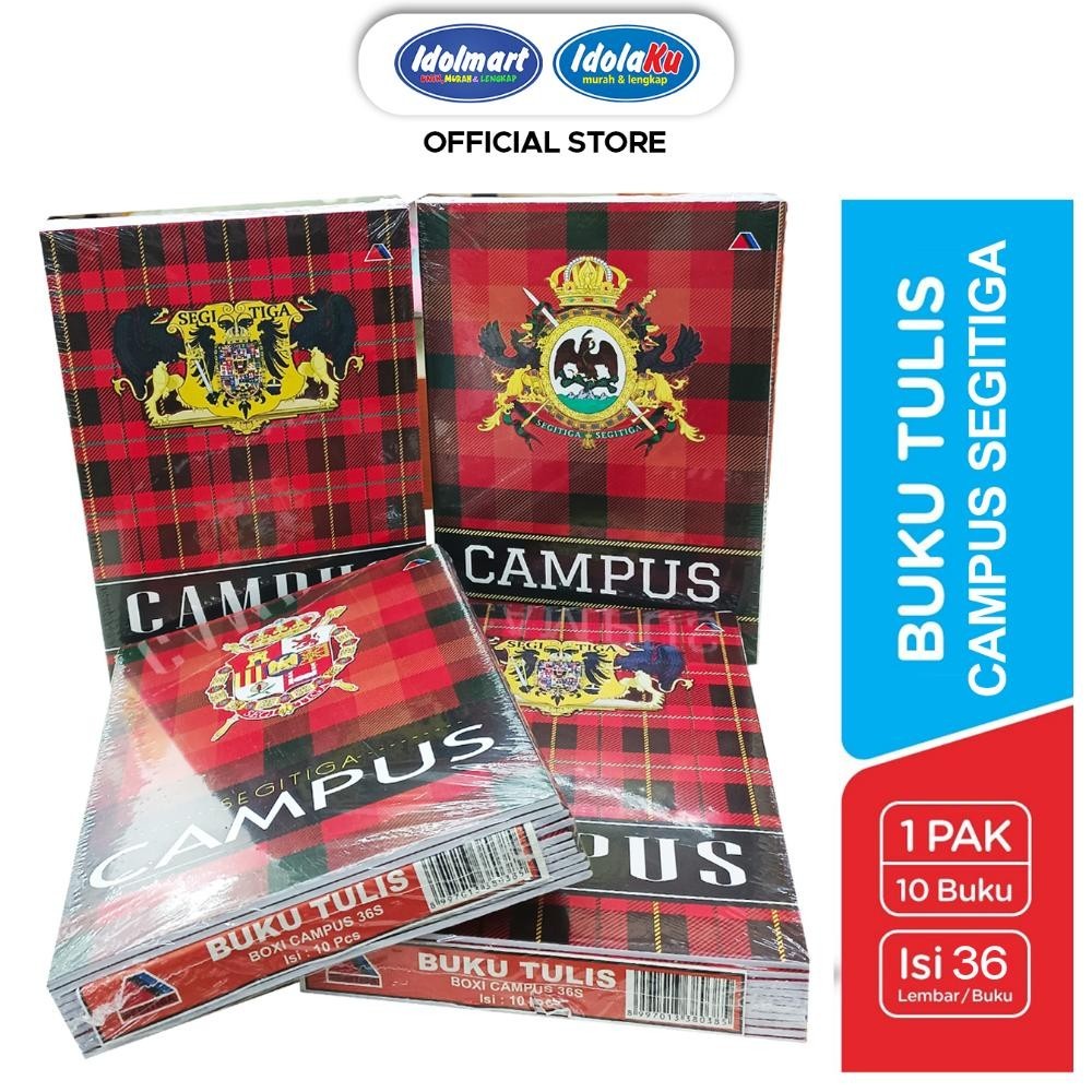 

KU09 IDOLMART Buku Tulis Campus Unggul isi 36 Lembar Buku Tulis sekolah Boxy B5 - grosir Buku bogor Premium