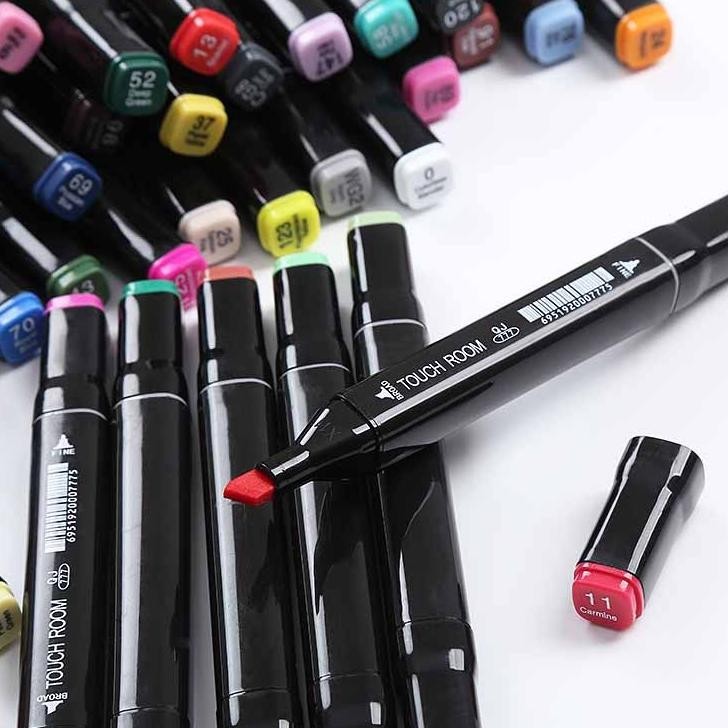 

rq-56 24PCS SPIDOL TOUCH ART MAKER / GRAPHIC ART MAKER PEN COLOR / SPIDOL WARNA 24 SET Premium