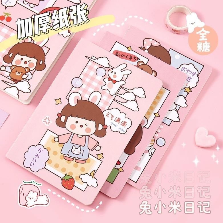 

hj-77 Buku Tulis A5 30 Lembar Karakter Lucu Import Book Murah Grosir Premium