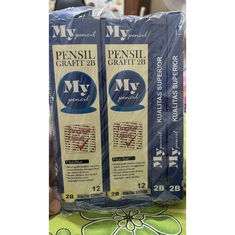 

ad-77 PENSIL MURAH 2B isi 12 | PENCIL 2B | PENSIL 2B 1 LUSIN Hemat