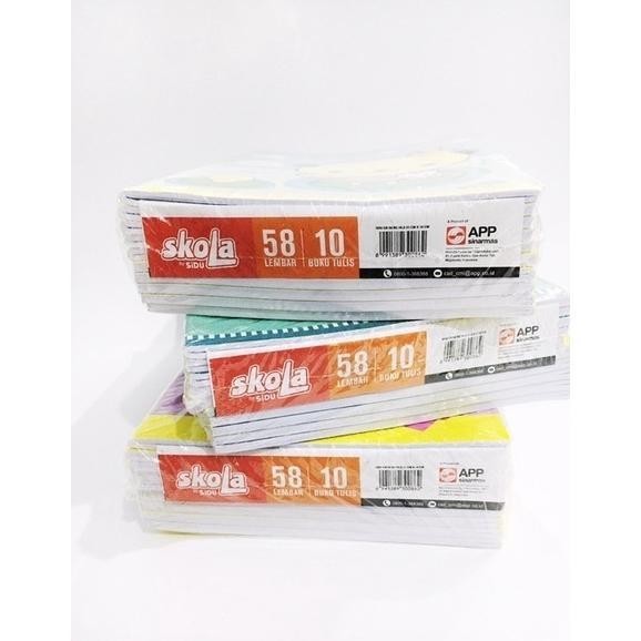 

sd-5 Buku Tulis Skola by SIDU 58 Lembar isi 10 pcs/ Buku sekolah Murah