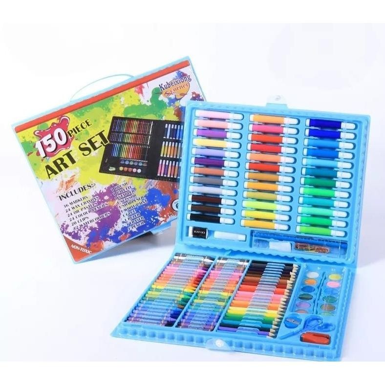 

Paling Laris! Crayon Set 150 Pcs Pensil Warna Lengkap Alat Lukis Anak Crayon Anti Air Termurah