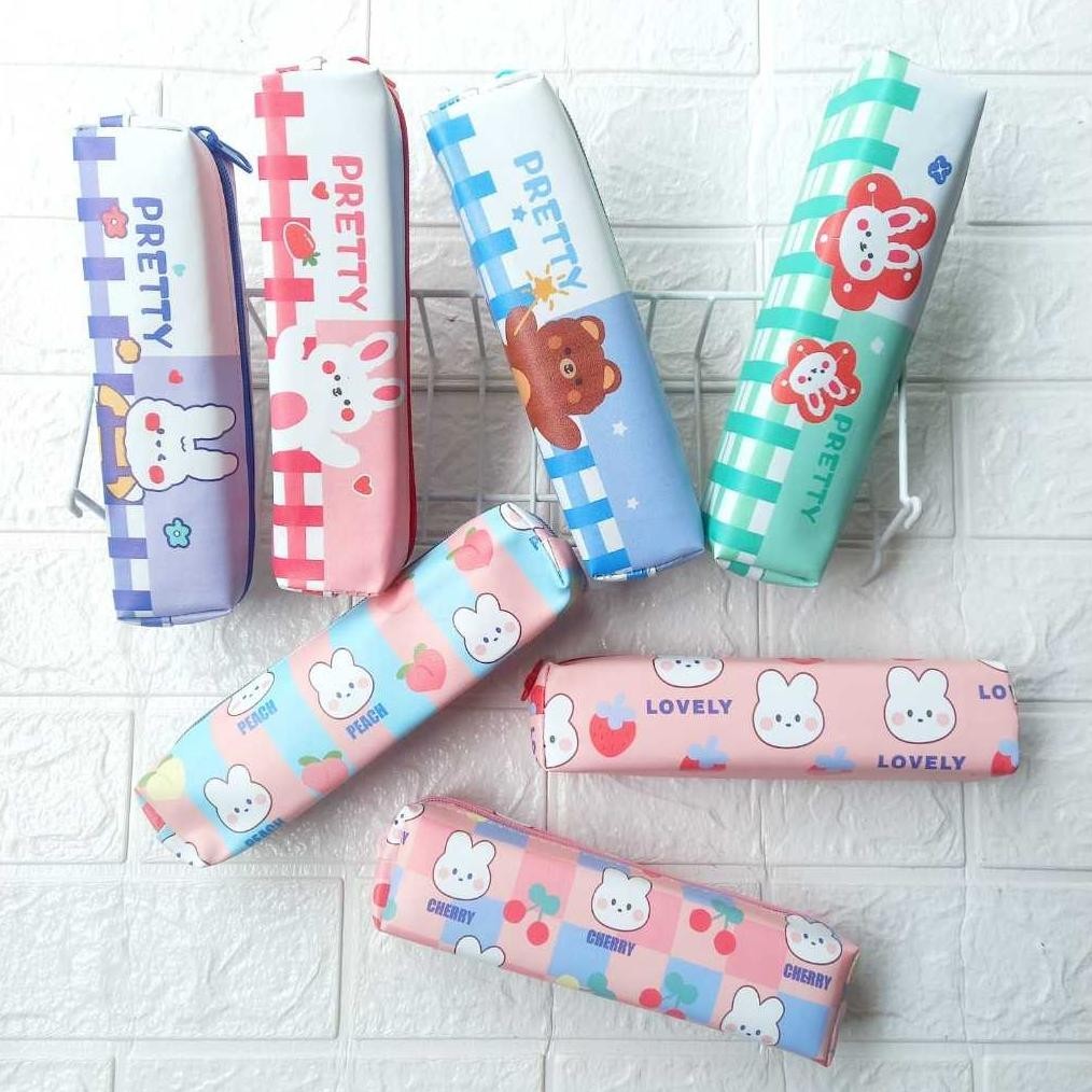 

VE29 Kotak Pensil Mini Pencil Case Anak Tempat Pensil Kartun Lucu Pretty Kelinci Hemat