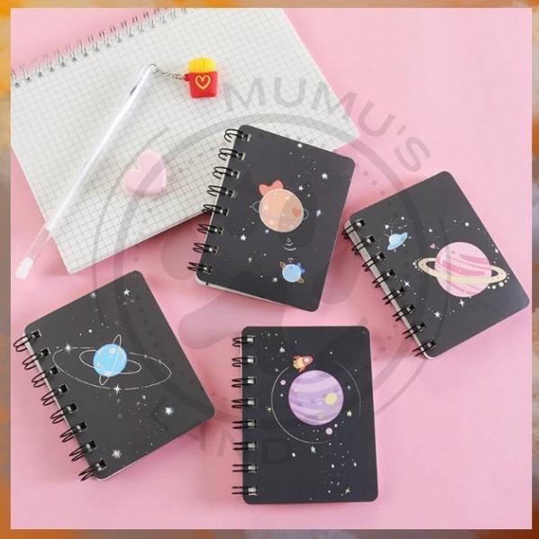 

Bisa COD NOTEBOOK RING MOTIF PLANET / BUKU CATATAN RING / BUKU TULIS RING BERBAGAI MACAM MOTIF LUCU ATK Viral