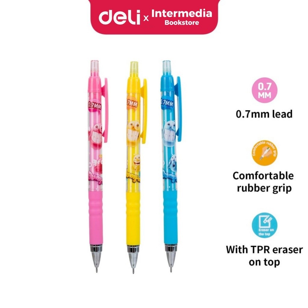 

Deli Pensil Mekanik EU60500 - Bumpees 0.7mm