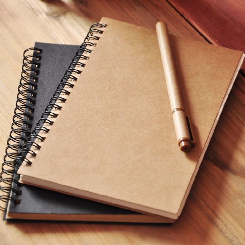 

rt-342 Note book A5 Vintage Aesthetic / Sketchbook / Transparant / Notebook Cover Hitam/ Cover Kraft( 50 lembar/100Halaman ) Termurah