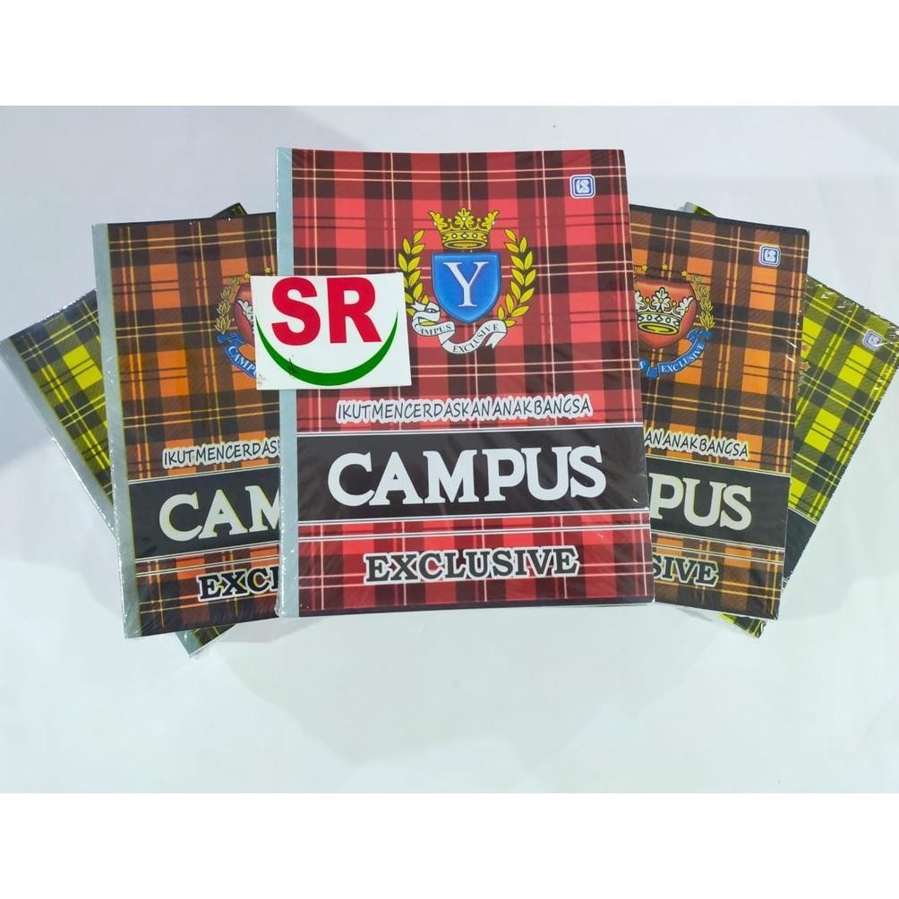 

ad-3 Buku Tulis Campus Exclusive (Ukuran Standar) isi 38 Lembar/58 Lembar(1 Pak isi 10 Buku) Terlaris