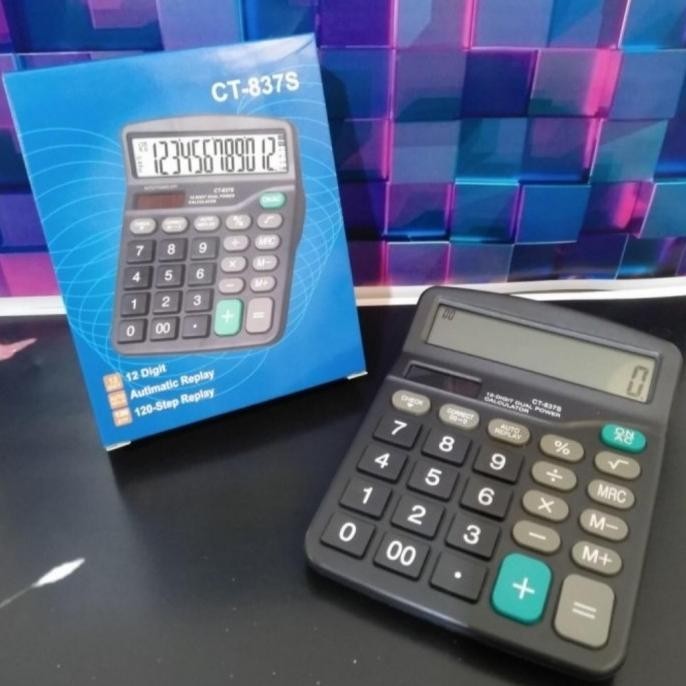 

KALKULATOR CHECK & CORRECT CT-837S 12 Digit - Calculator Meja CT837S