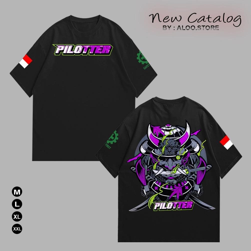 Promo Kaos Pilotter Original Pilotter Samurai Aloostore Baju Anak Dewasa Pria Wanita