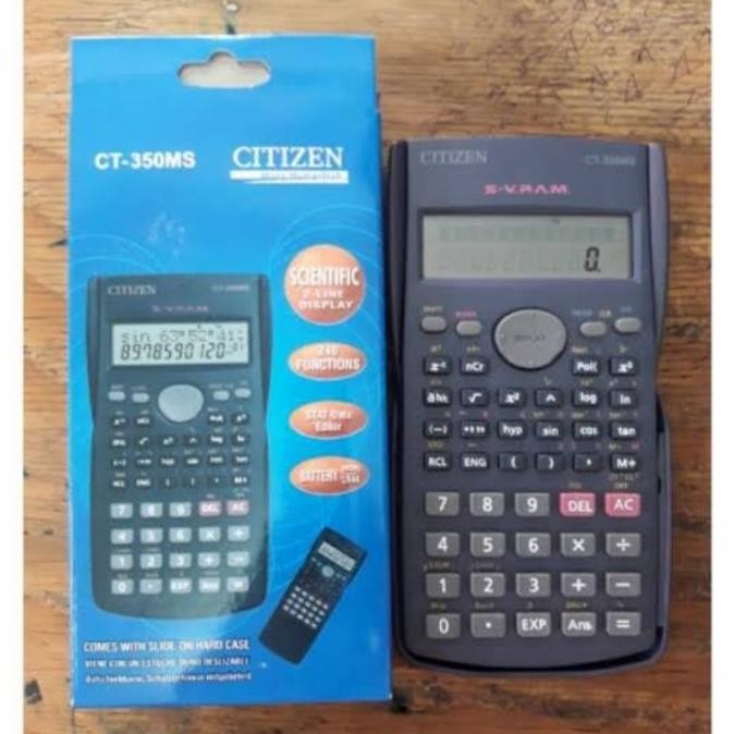 

Kalkulator Ilmiah CITIZEN FX 350MS Scientific Calculator CT 350MS