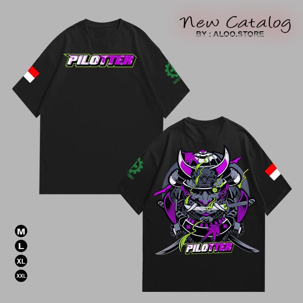 Promo Kaos Pilotter Original Pilotter Samurai Aloostore Baju Anak Dewasa Pria Wanita