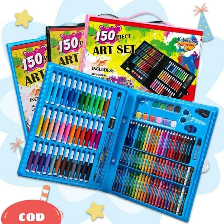 

Promo Crayon Set 150Pcs Terbaru