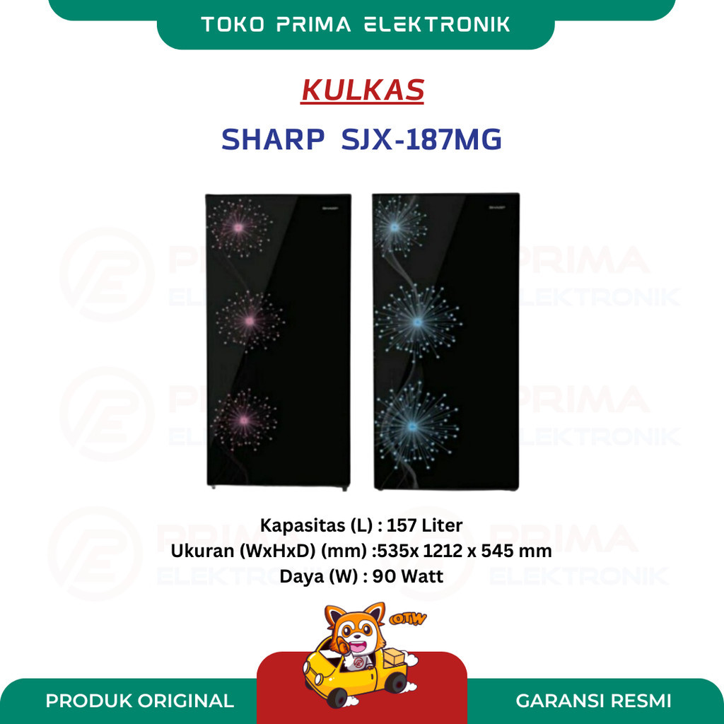 SHARP KULKAS SJX-187MG