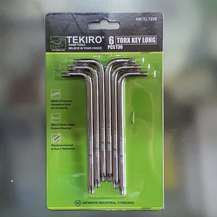 kunci L bintang T30 Tekiro / Torx Key Long T30 TEKIRO