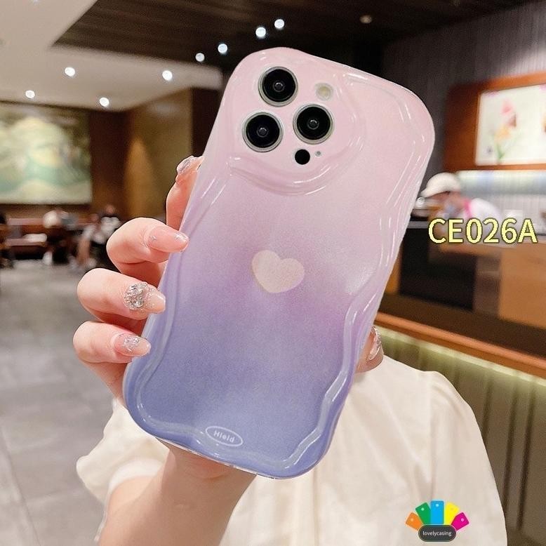 Case Iphone 15 PRO tsy ungu pink gradasi