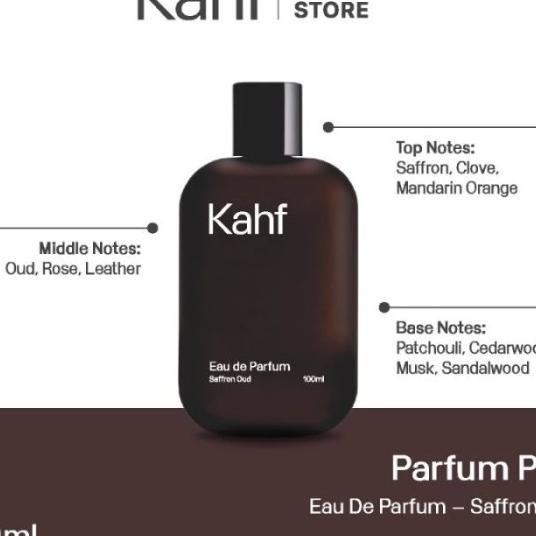 Kahf Revered Oud Eau De Parfum Edp 100 Ml  Parfum Pria Kahf