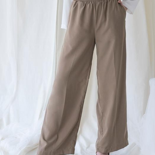 Astaka Aska Label - Celana Panjang Kulot Wanita Pinggang Full Karet