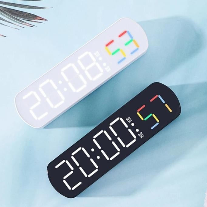 

JD-6639 Jam Alarm Layar LED Besar Digital Jam Alarm Elektronik Jam Meja Jam Timer Hitung Mundur OS17
