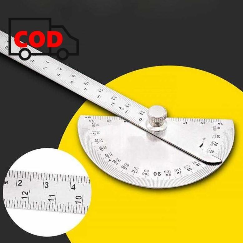

SPECIAL Penggaris Busur Stainless Steel 180 Derajat 14.5cm Alat Ukur Mistar Pengukur Garis Sudut Kemiringan Bangunan Multifungsi An85