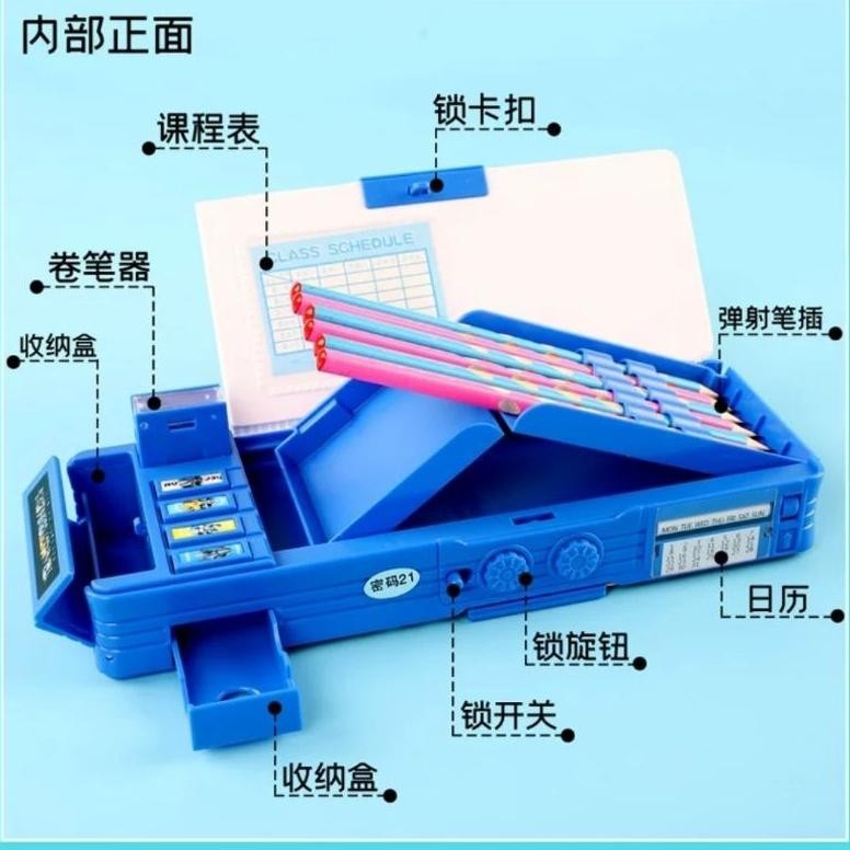 

He13 Kotak Pensil Anak Laki Laki Kode Sandi Pencil Case Tempat Pensil Transformer Password Promo Gila
