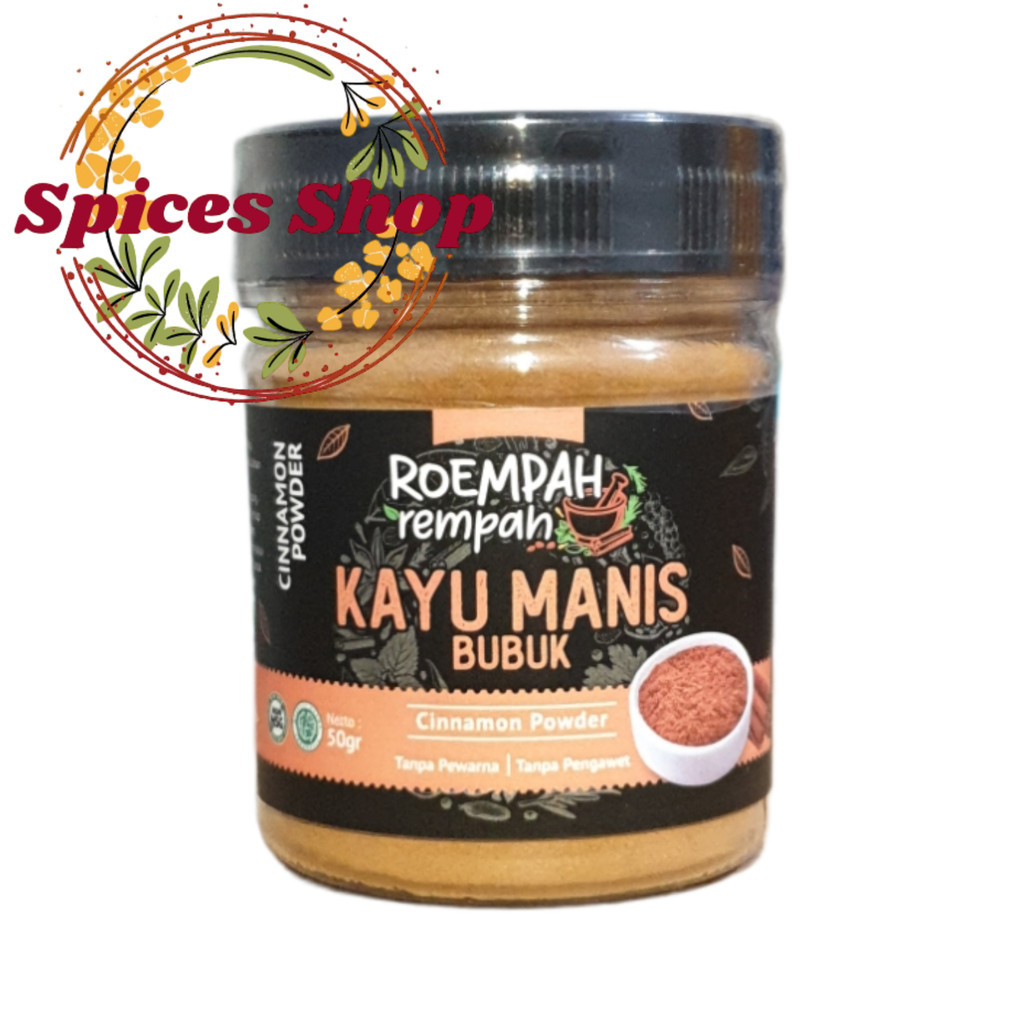 

Kayu Manis Bubuk ROEMPAH REMPAH / Cinnamon Powder 50Gr