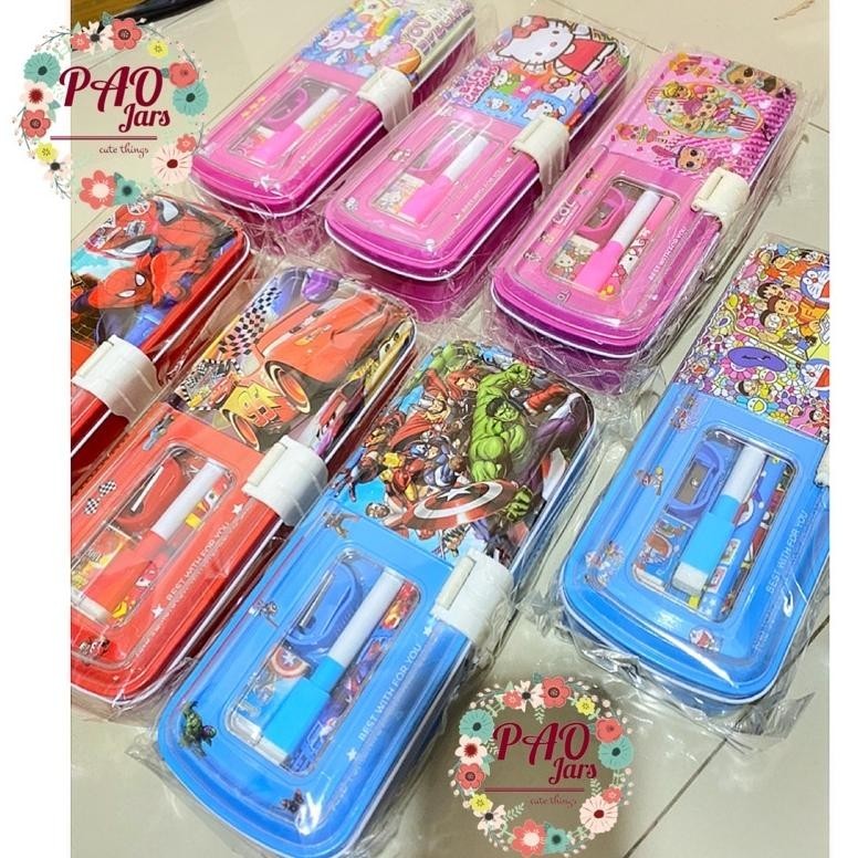 

Of14 Tempat Pensil Anak / Kotak Pensil Spiderman / Kotak Pensil Hello Kitty / Tsum Tsum / Cars Promo