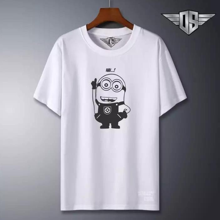 Promo Kaos Minion Minion Hay Unisex  Baju Anak Dewasa Pria Wanita