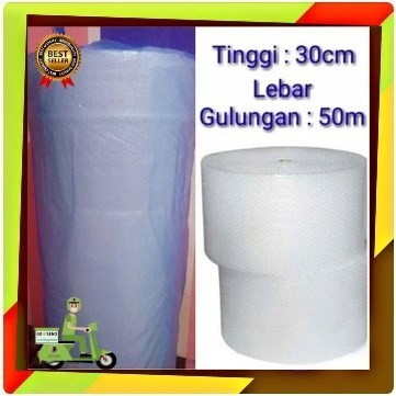 

TERMURAH [[TERMURAH]] BUBBLE WRAP GMP 30CM X 50CM II BUBBLE WRAP ECER