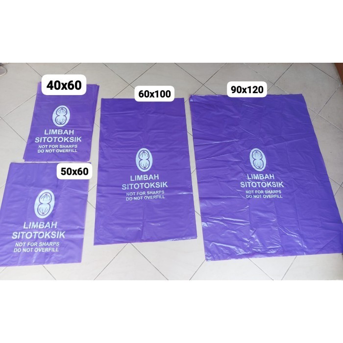 

SALE Plastik ungu limbah sitotoksik 40 x 60 dan 60 x 100