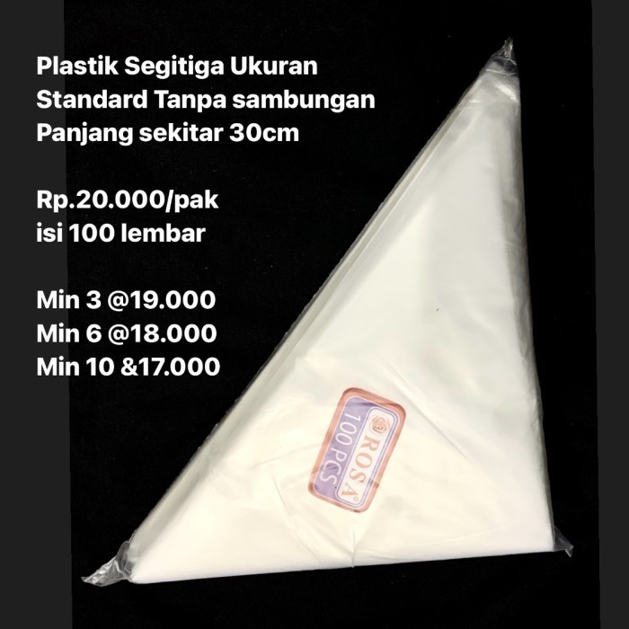 

HOT SALE Plastik Segitiga Ukuran Standard Tanpa sambungan Panjang sekitar 30cm