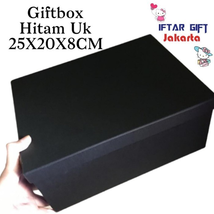 

JUAL Giftbox Hitam / Kotak Kado Warna Hitam / Hampers Giftbox Hitam