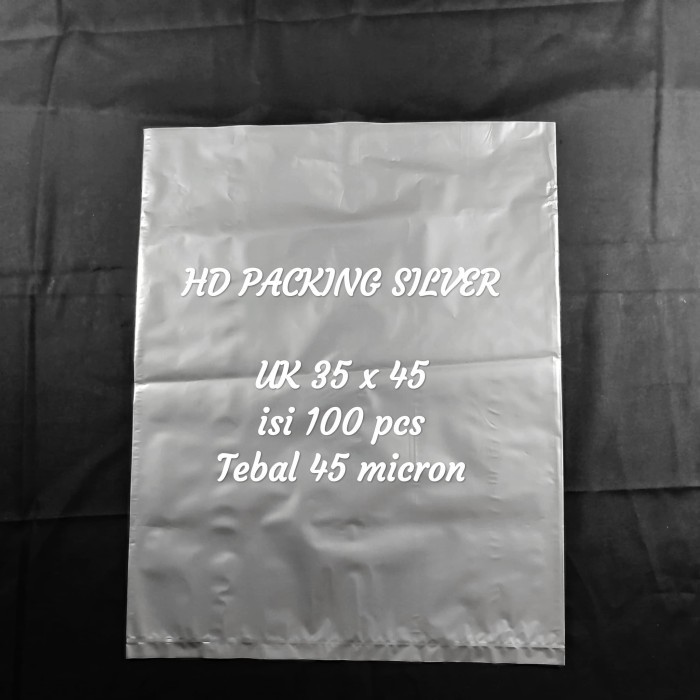 

DISKON Plastik Packing silver uk 35x45 ,HD packing,Kantong bungkus Paket