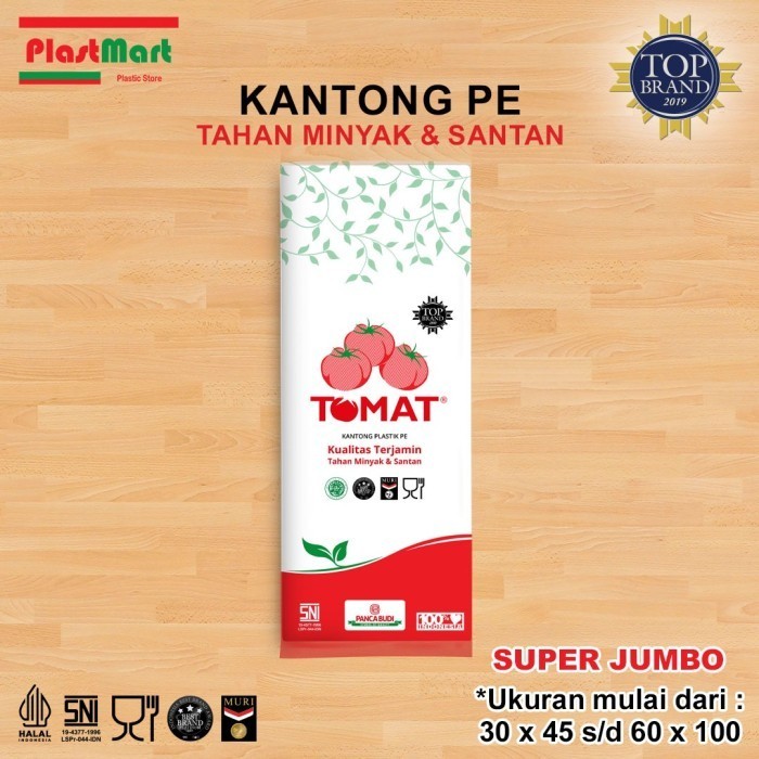 

HOT SALE Plastik PE Tomat 60 x 100 cm 80 mic