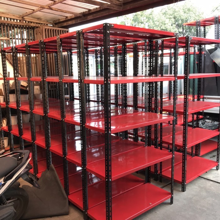 Terbaru Rak Besi Siku Ukuran 100X40X200 / Rak Gudang Barang Kokoh Murah Promo Terlaris