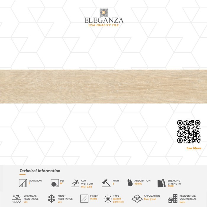 Eleganza Granit Kayu Premium Ecowood AW108816