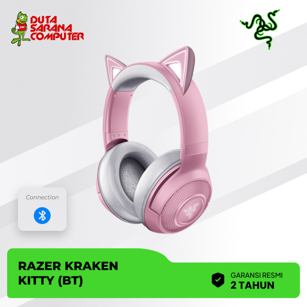 RAZER KRAKEN KITTY BT EDITION CHROMA WIRELESS BLUETOOTH GAMING HEADSET