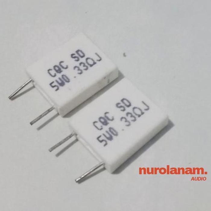 [NOBLE] RESISTOR NOBLE 5 WATT TIPE BERDIRI PERSEGI nurolanam