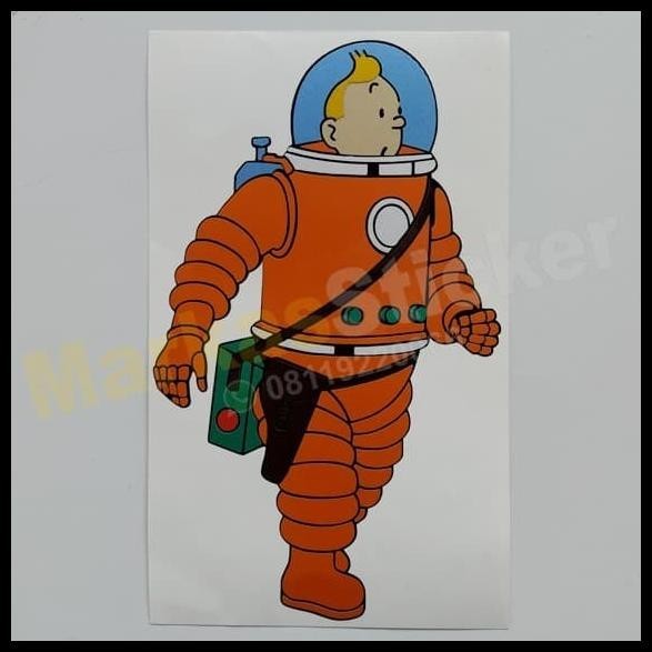 

TERMURAH STIKER TINTIN USING ASTRONAUT UNIFORM !