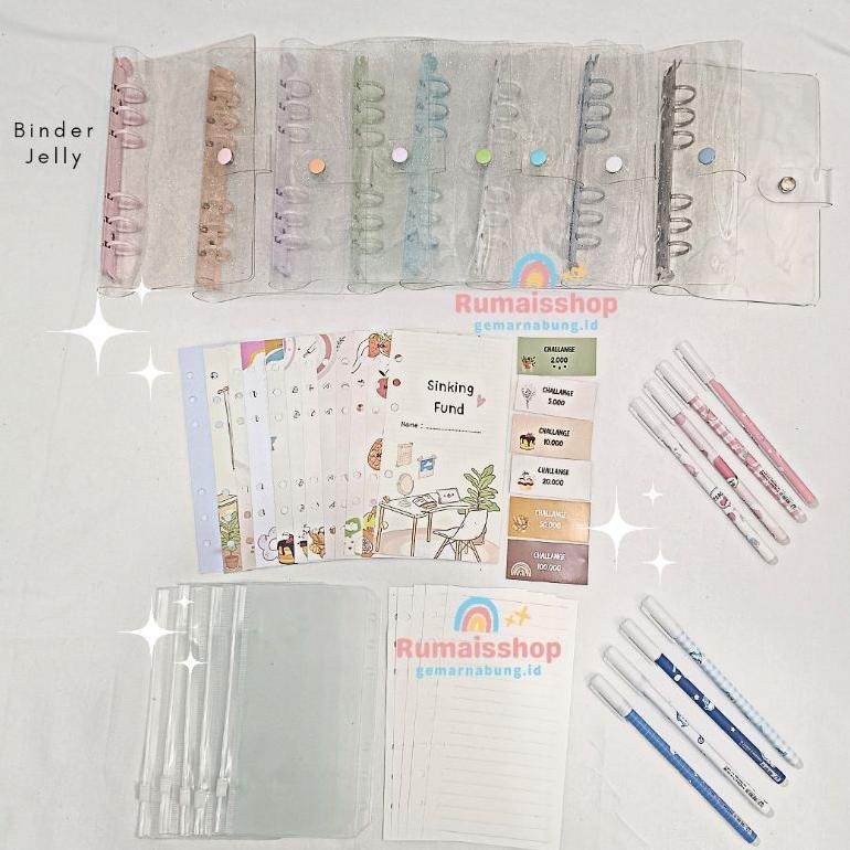 

SPECIAL Binder keuangan A6 | Paket binder nabung hemat | binder sinking fund si-19