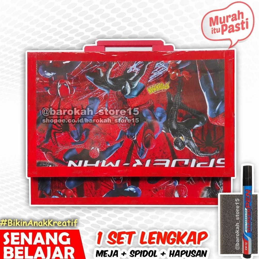 

ORIGINAL Meja Belajar Papan Tulis Anak Karakter White Board Penyangga Kayu Minimalis Ekonomis Kado Anak fx-23