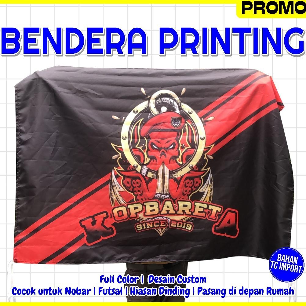 PROMO - BENDERA KAIN CUSTOM / BENDERA PRINT / BENDERA KOMUNITAS / GIANT FLAG