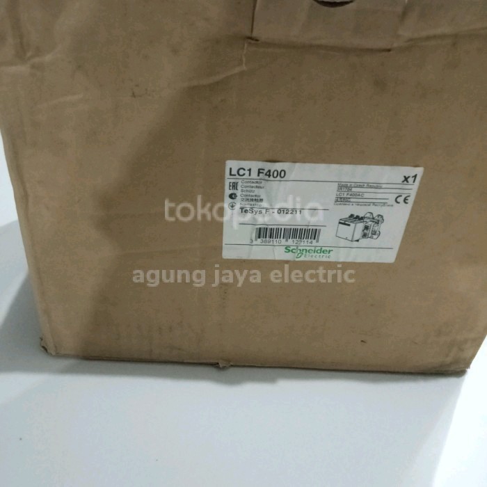 Kontaktor Contactor Schneider Lc1F400M7 / Lc1F400 Original Ori