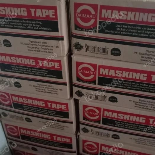 

Masking Tape Lakban Kertas Lem Daimaru 1 In Inch 24Mm 24 Mm