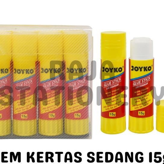 

Joyko Glue Sti 15G Lem Batang Stik Joyko Kertas Gs-15 Lusin [12Pcs]