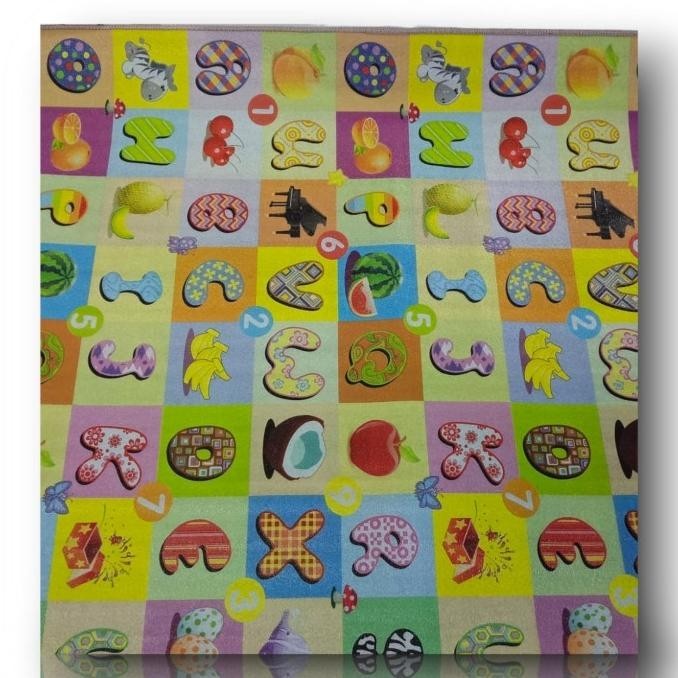 Terbaru Karpet Foam 180 X 200 Tebal 6 Mm Motif Bolak Balik | Tikar Karakter
